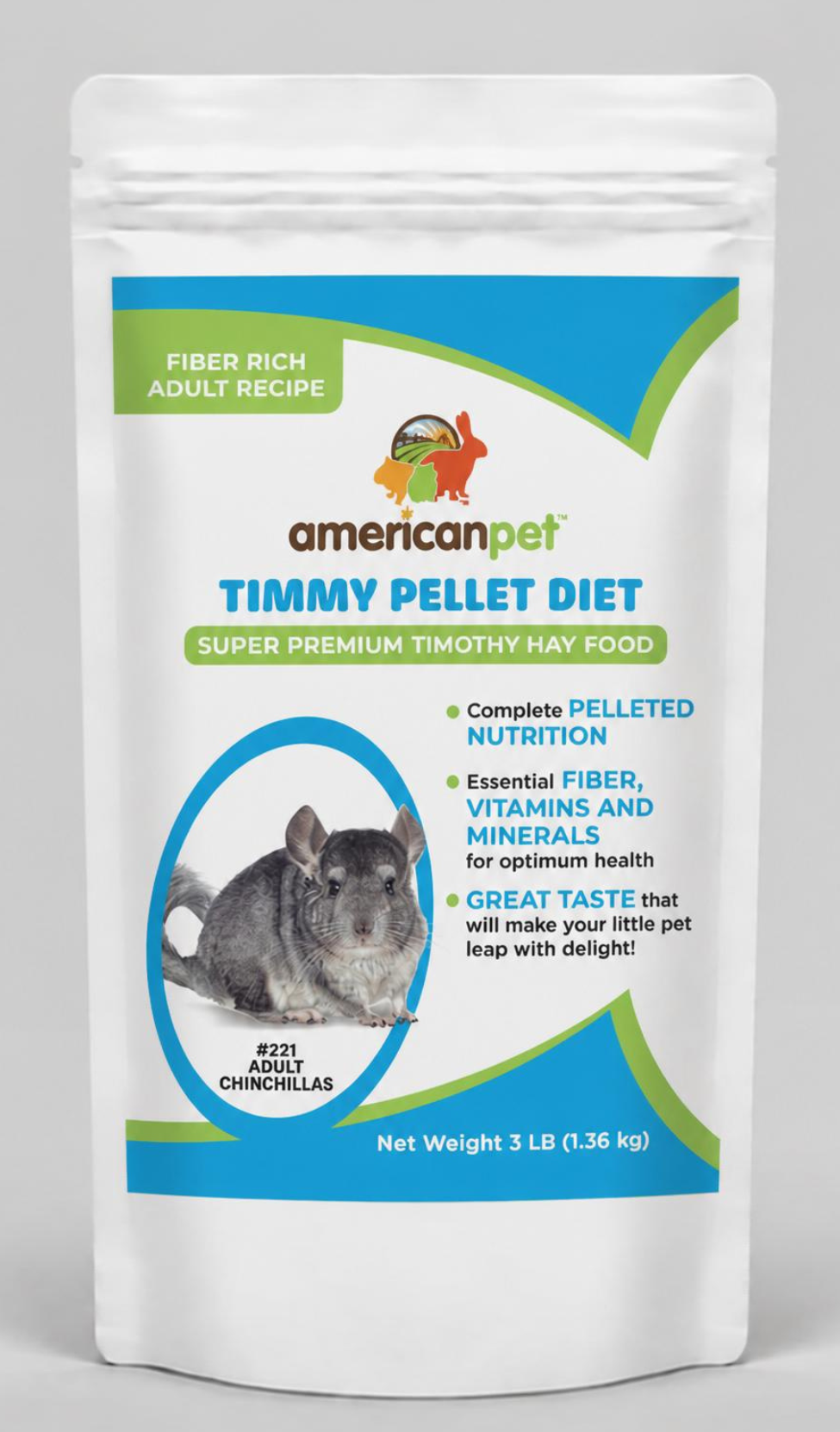 Timmy Chinchilla Food for Adult Chinchilla