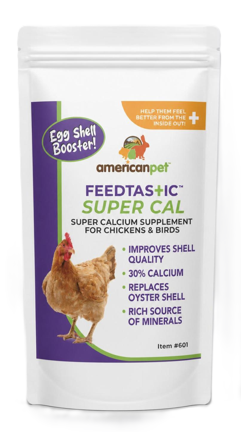 Feedtastic Super Cal - Egg Shell Booster - Calcium Supplement for Chickens & Birds