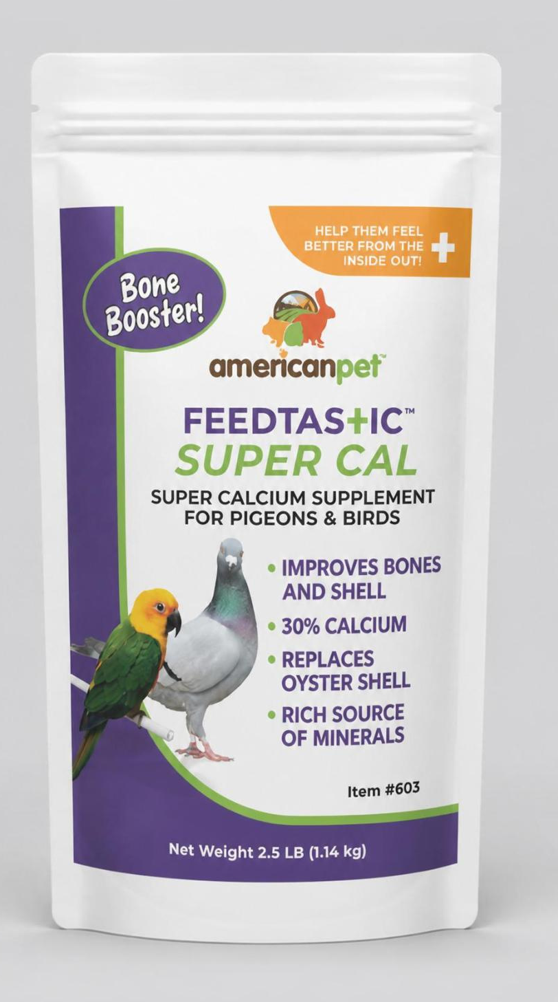 Feedtastic Super Cal - Egg Shell Booster - Calcium Supplement for Pigeons & Birds