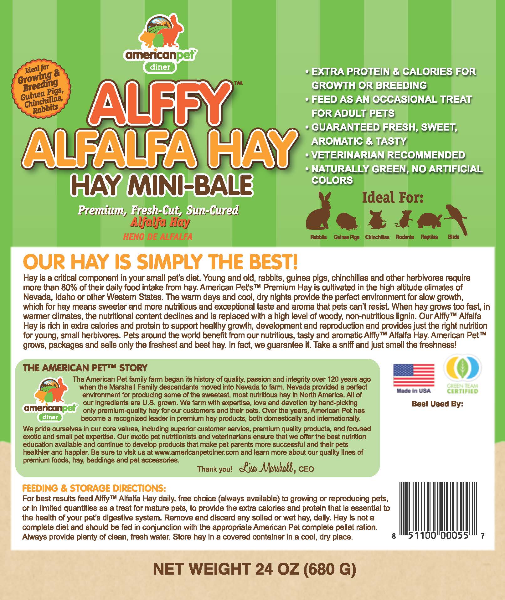 Developing Diet - Feedtastic™ Timothy Hay and Alffy Alfalfa Hay combo