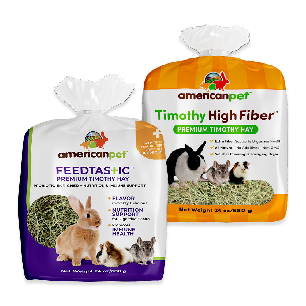 Health Boost - High Fiber 24oz & Feedtastic™ 24oz Timothy hay combo (1) #150 & (1) #170