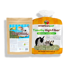 Load image into Gallery viewer, 25% Off Timmy Chinchilla and Timothy High Fiber Hay Bundle