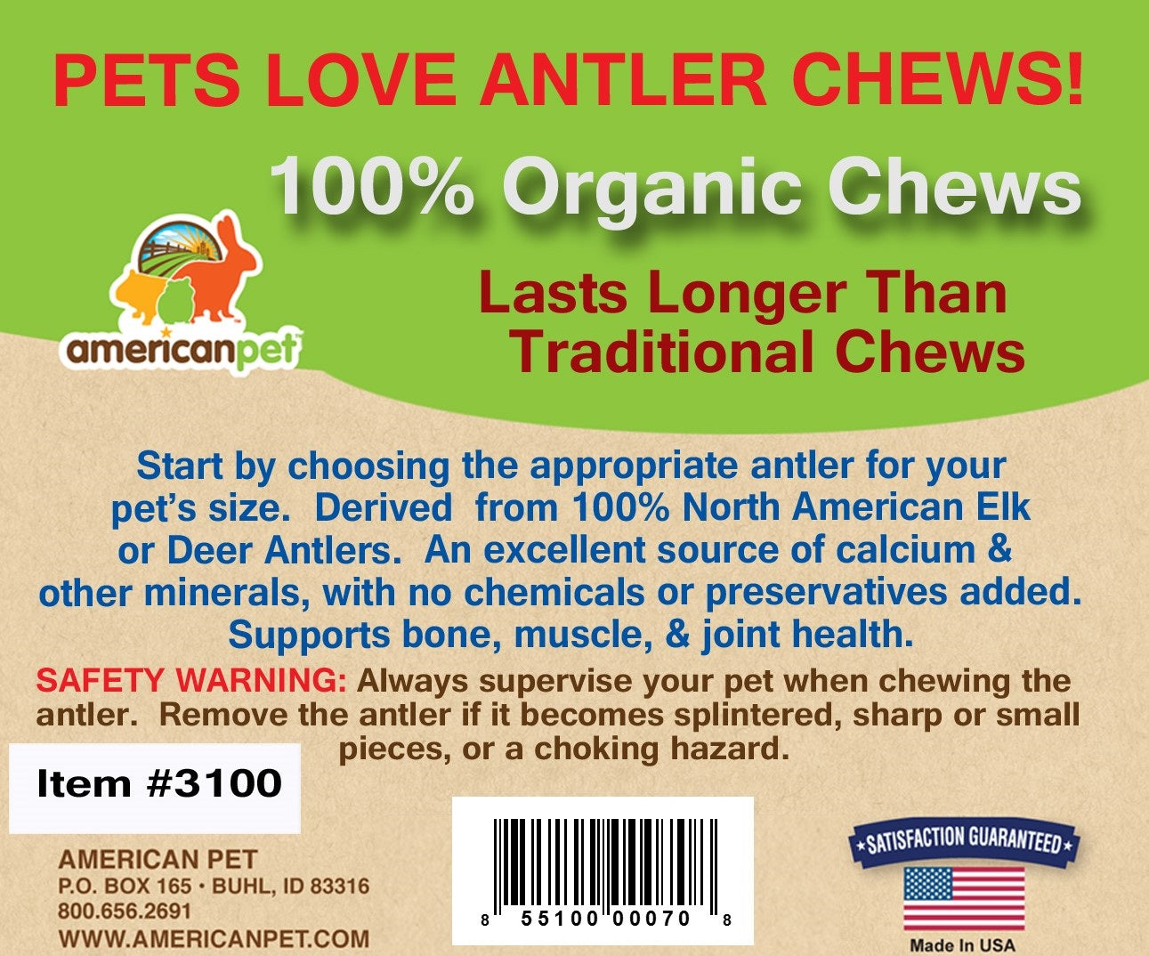 Critter Chews - Antler Pieces