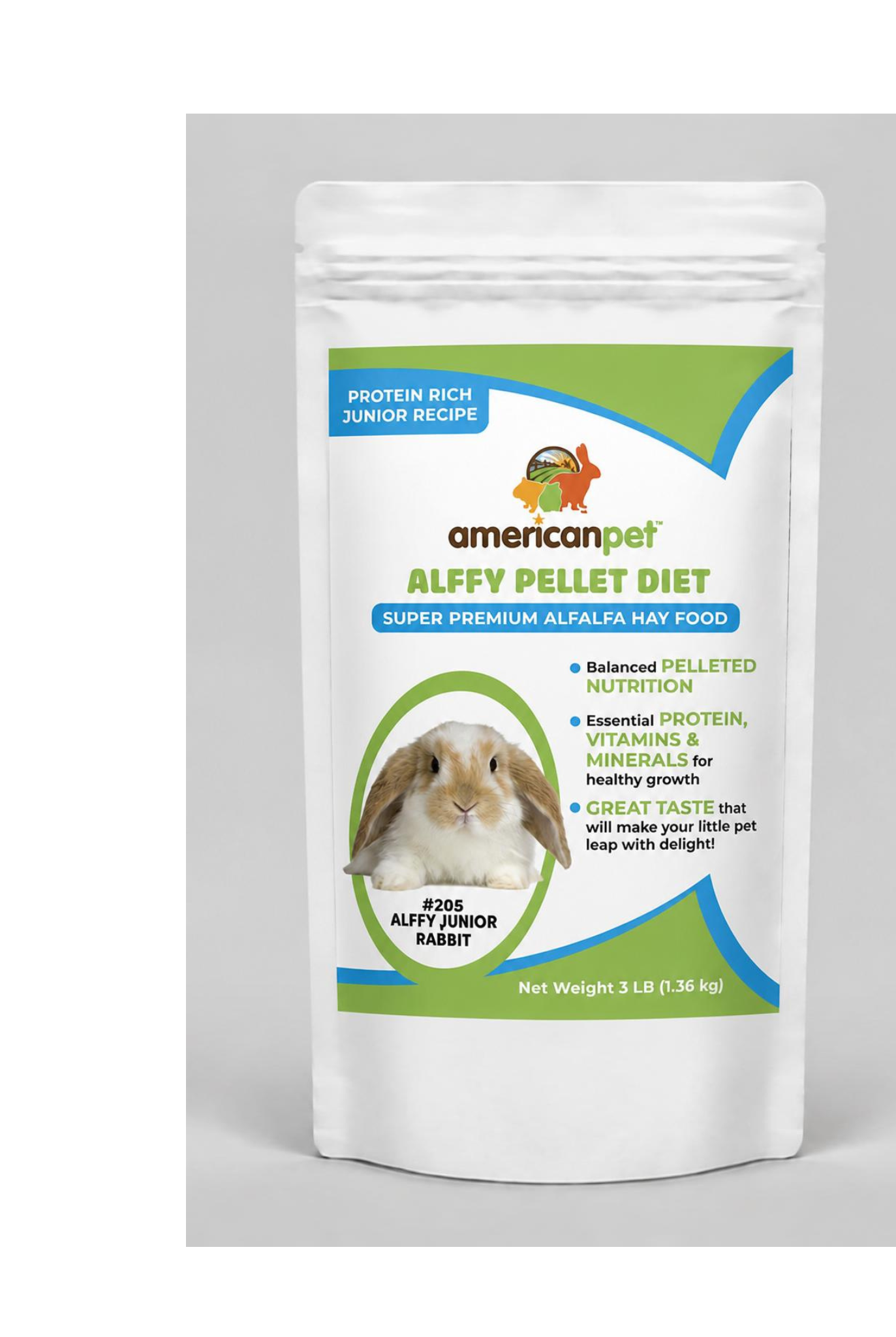 Alffy Rabbit Food for Junior & Breeding Rabbits