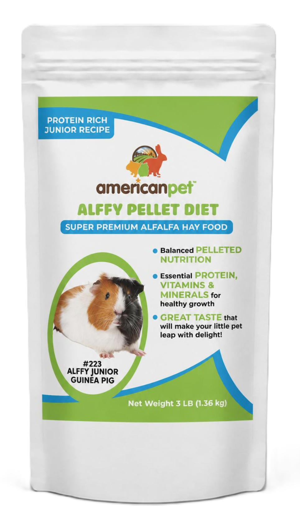 Alffy Guinea Pig Food for Junior or Breeding