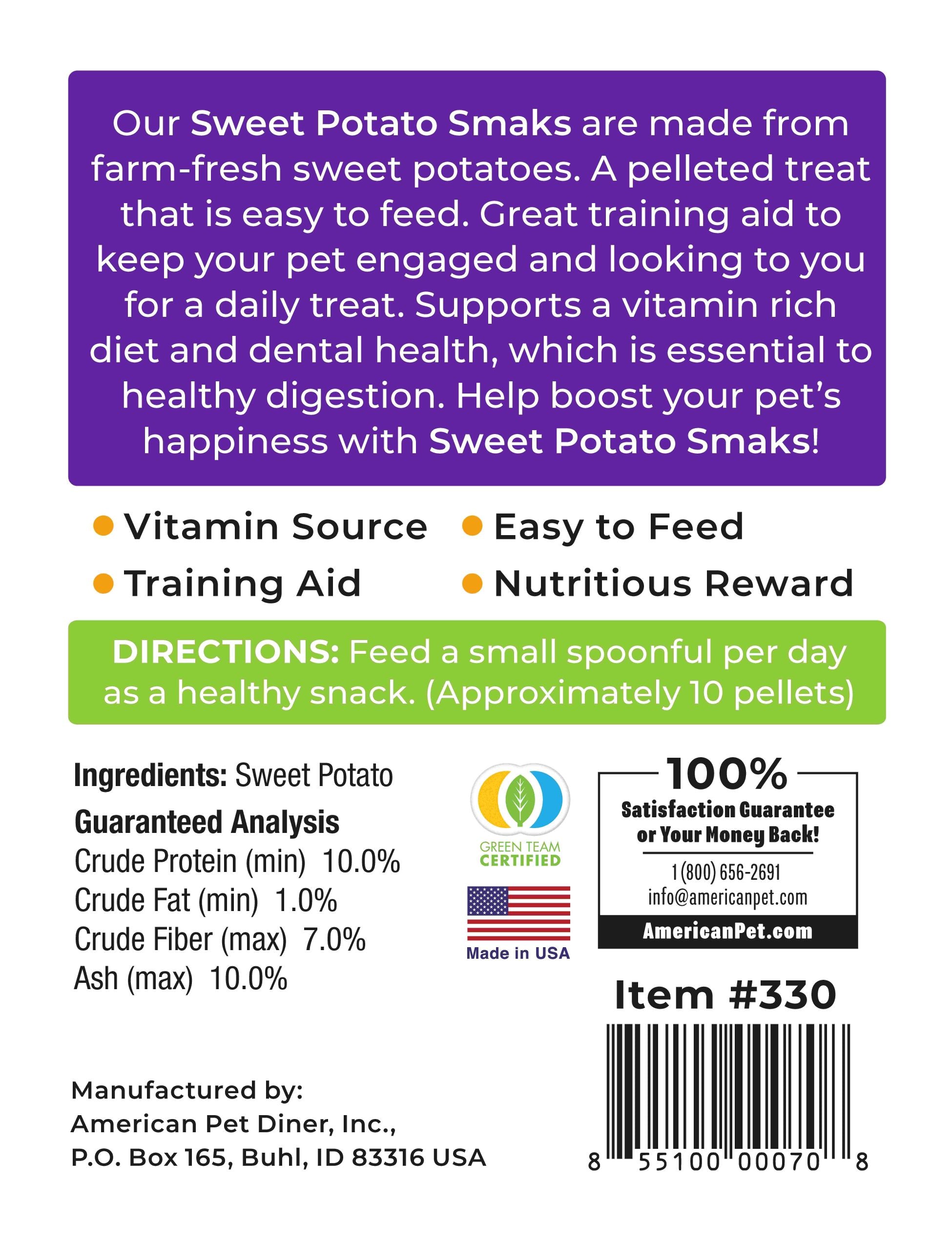 Sweet Potato Smaks 2oz #330