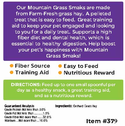 Smaks Treats Mountain Grass