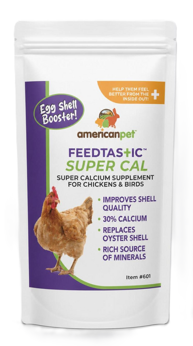 Feedtastic Super Cal - Egg Shell Booster - Calcium Supplement for Chickens & Birds