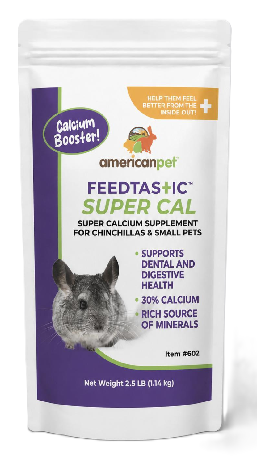 Feedtastic SUPER CAL - Calcium Booster - Calcium Supplement for Chinchilla