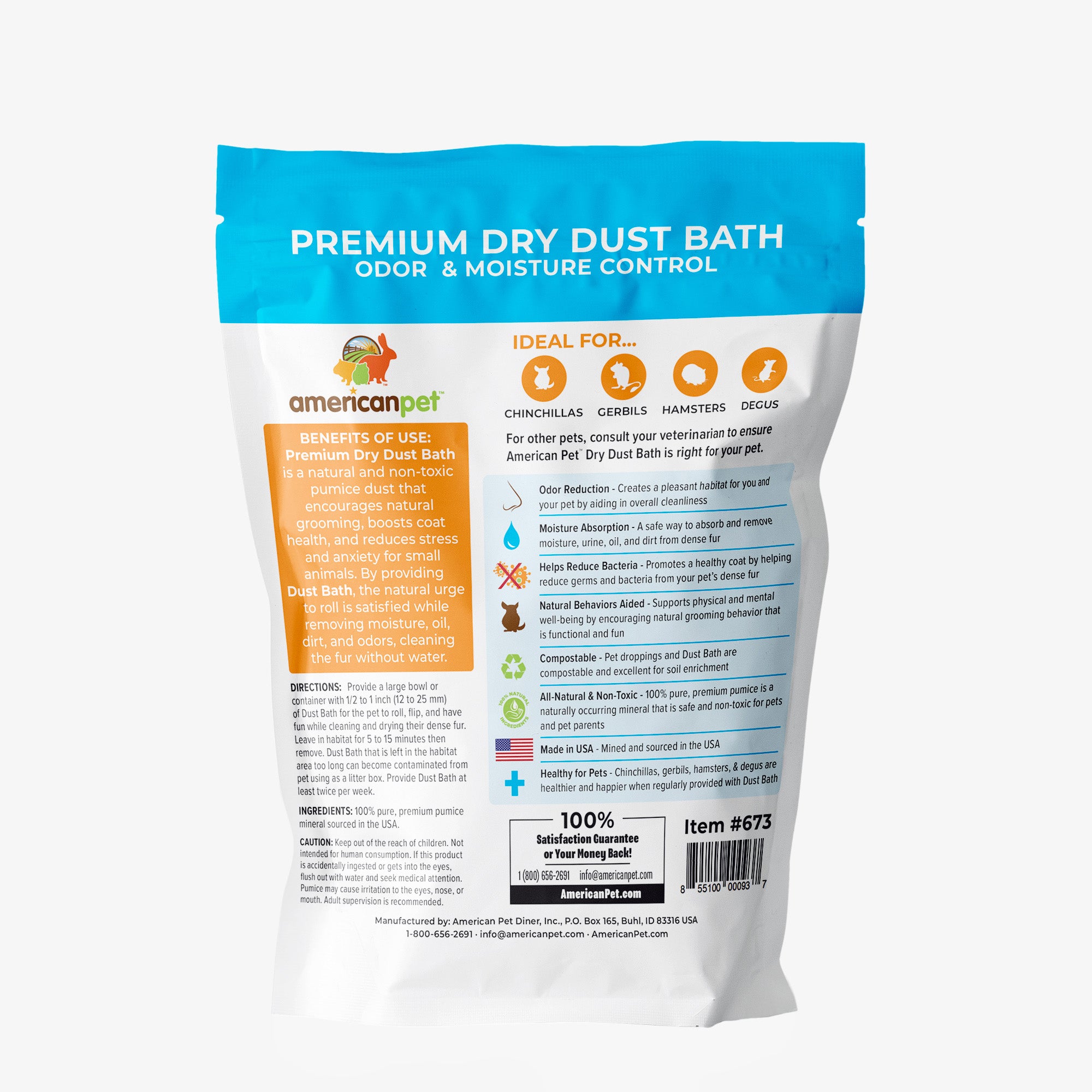 Chinchilla Premium Dry Dust Bath